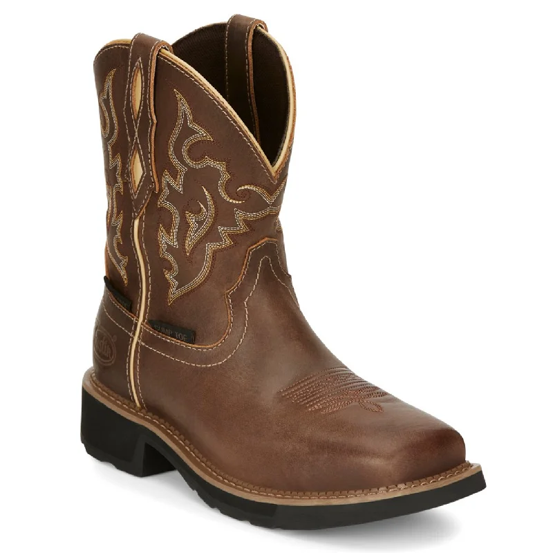 Justin Boots Womens Jalena Nano Comp Toe | Style GY9978 Color Brown