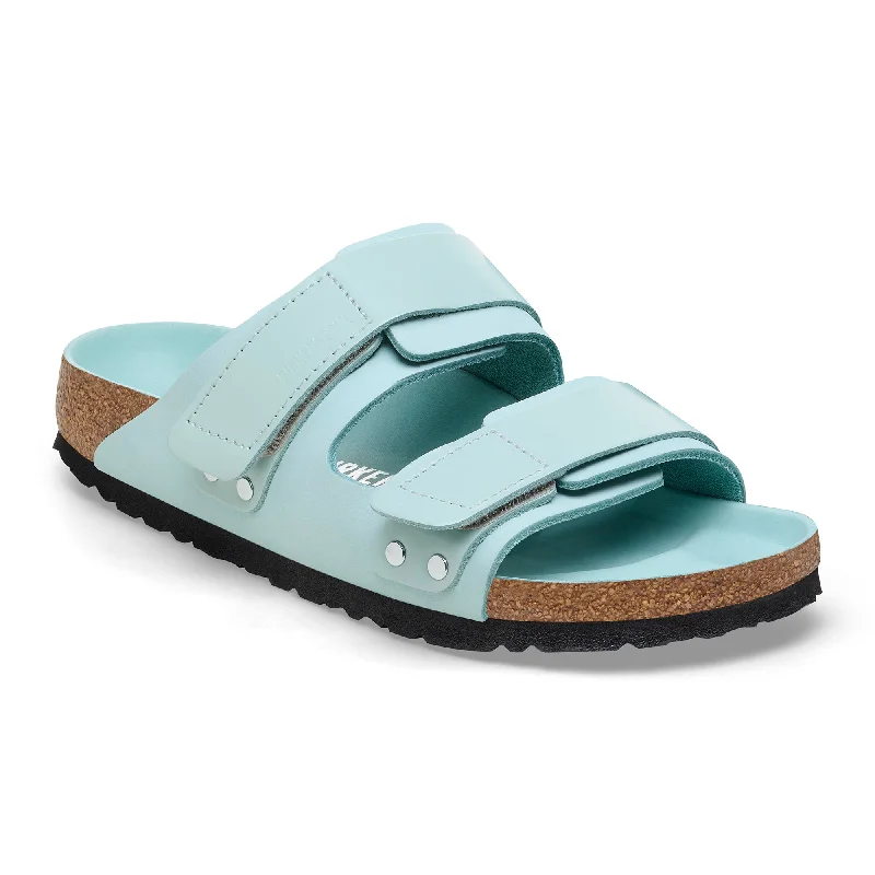 Birkenstock Uji Hex surf green nubuck/high shine leather