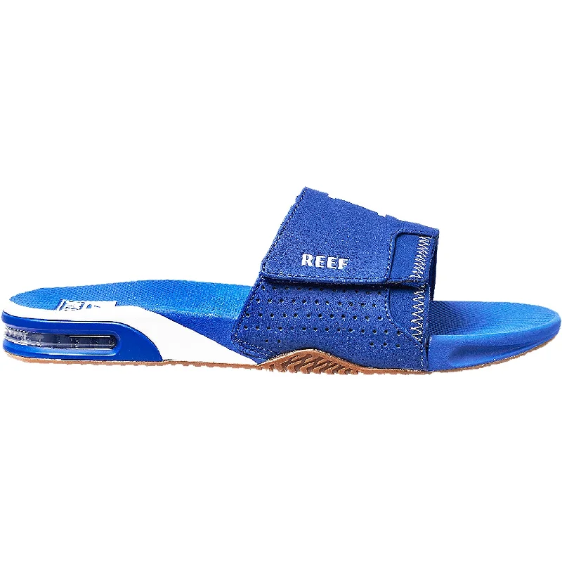 Men's Reef Fanning Slide X MLB Dodgers Blue Synthetic