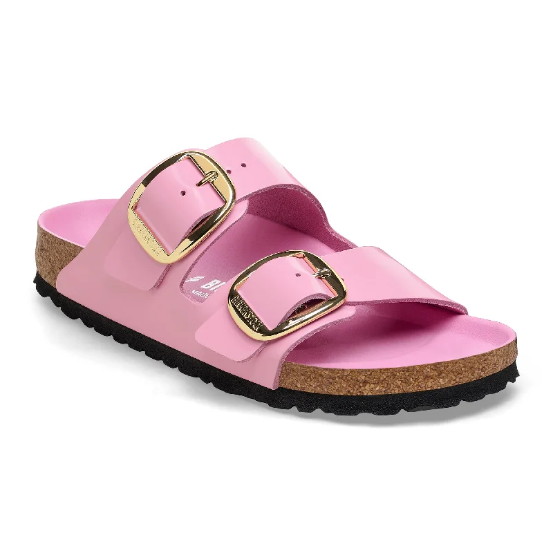 Birkenstock Arizona Big Buckle high shine fondant pink leather