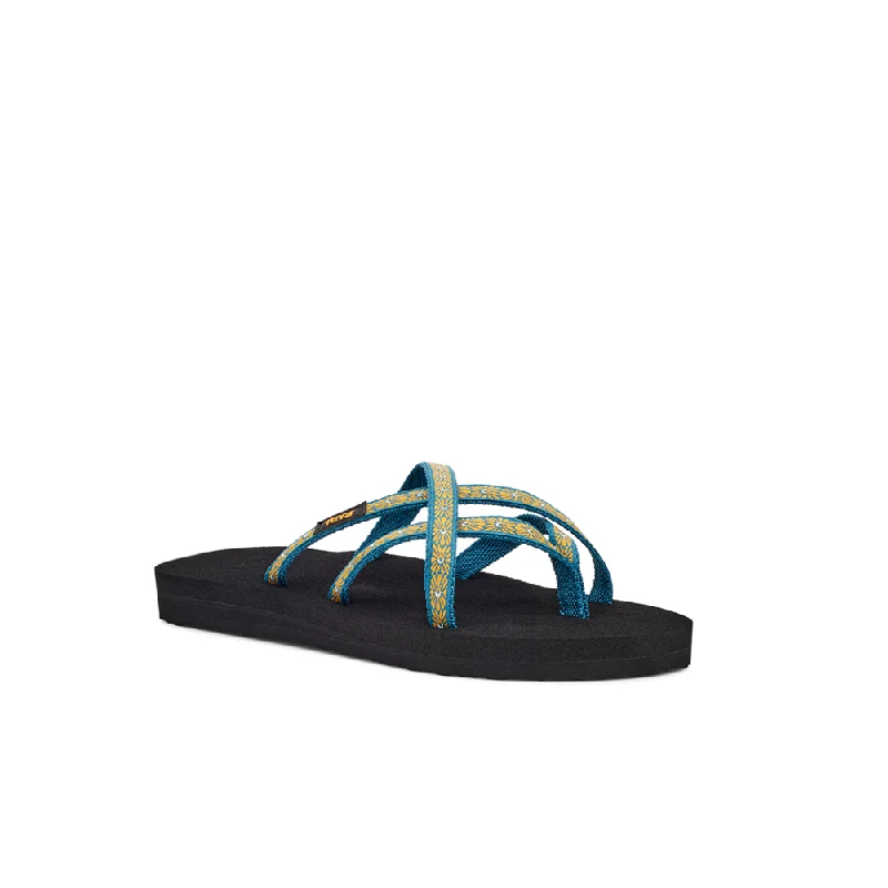 Women's Teva Olowahu Color: Flower Loom Yellow