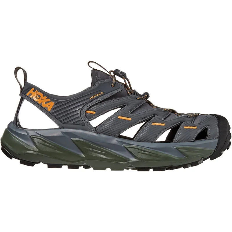 Men's Hoka One One Hopara Castlerock/Thyme Synthetic