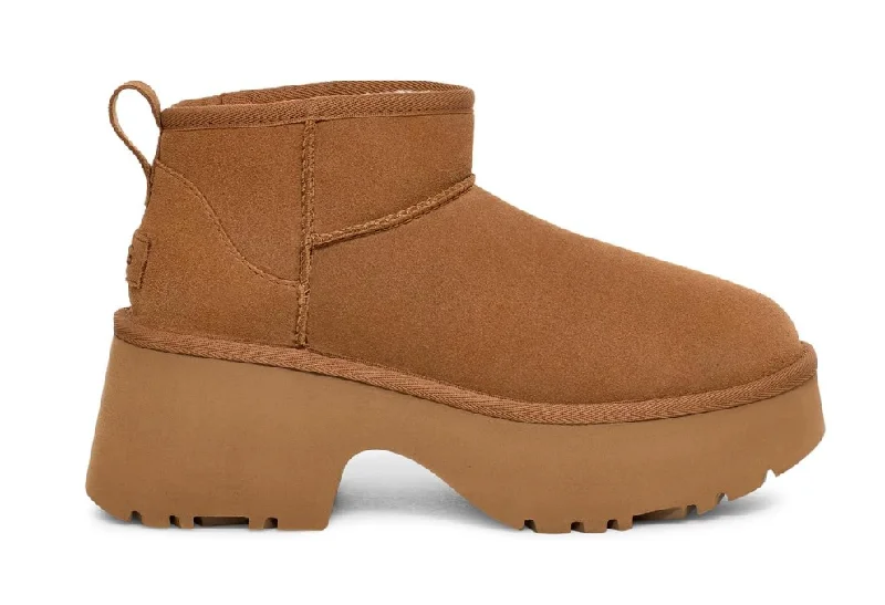 WOMEN'S UGG CLASSIC ULTRA MINI NEW HEIGHTS | CHESTNUT